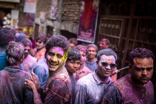 Viaje Fotografico India con Nacho Marlats Holi Festival Mathura Vrindaban Los Fotonautas